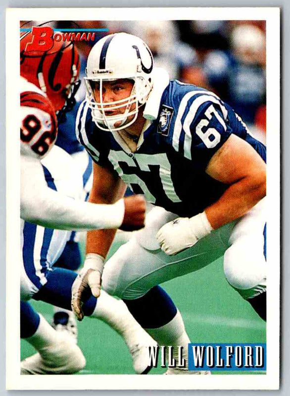 1993 Bowman Football Will Wolford #219