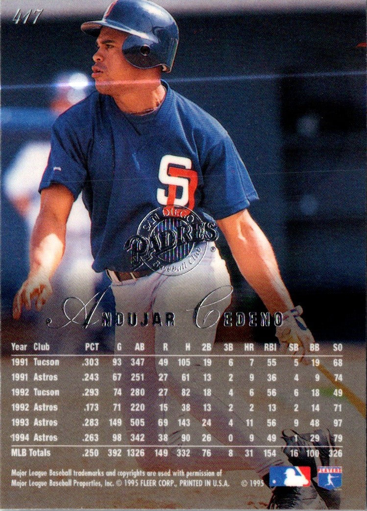 1995 Flair Andujar Cedeno