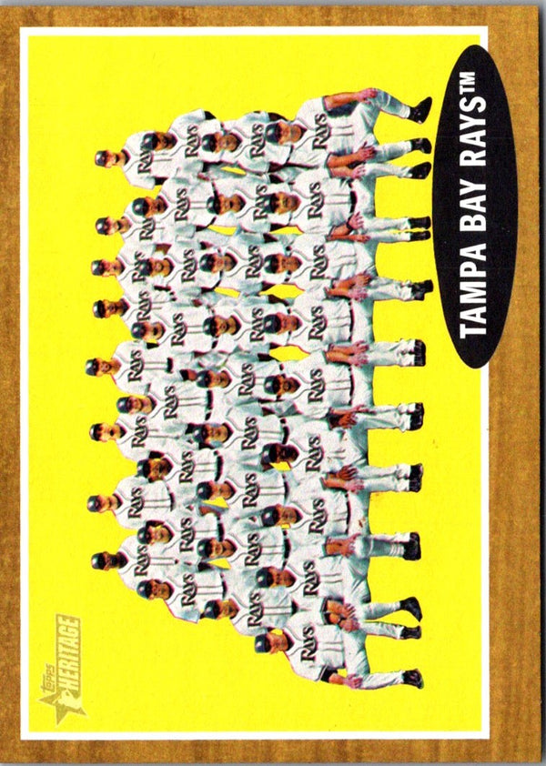 2011 Topps Heritage Tampa Bay Rays #334