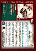 2000 Topps Season Opener Damon Huard #122