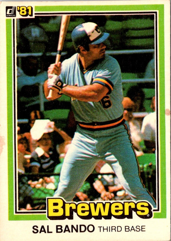 1981 Donruss Sal Bando #84