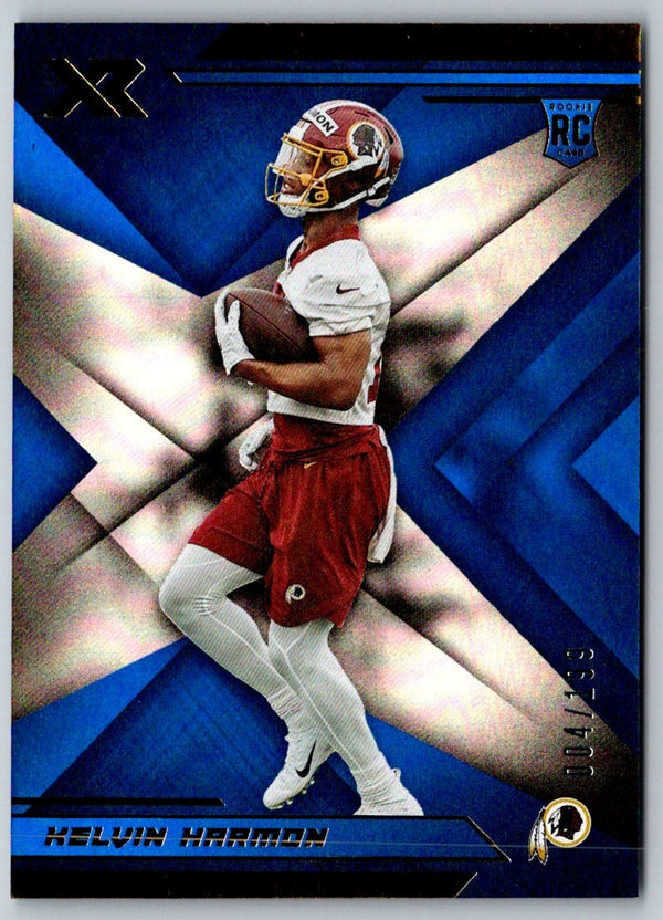 2019 Panini XR Blue Kelvin Harmon #160 004/199