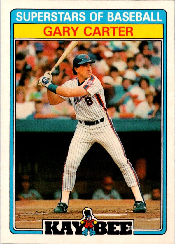 1987 Topps Kay-Bee Superstars of Baseball Gary Carter #8