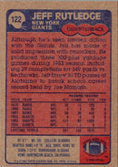 1985 Topps Jeff Rutledge