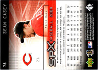 2004 SPx Sean Casey #78