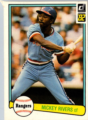1982 Donruss Mickey Rivers #242
