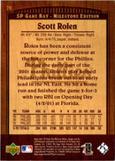 2000 Upper Deck Baseball Heroes Ted Williams Scott Rolen