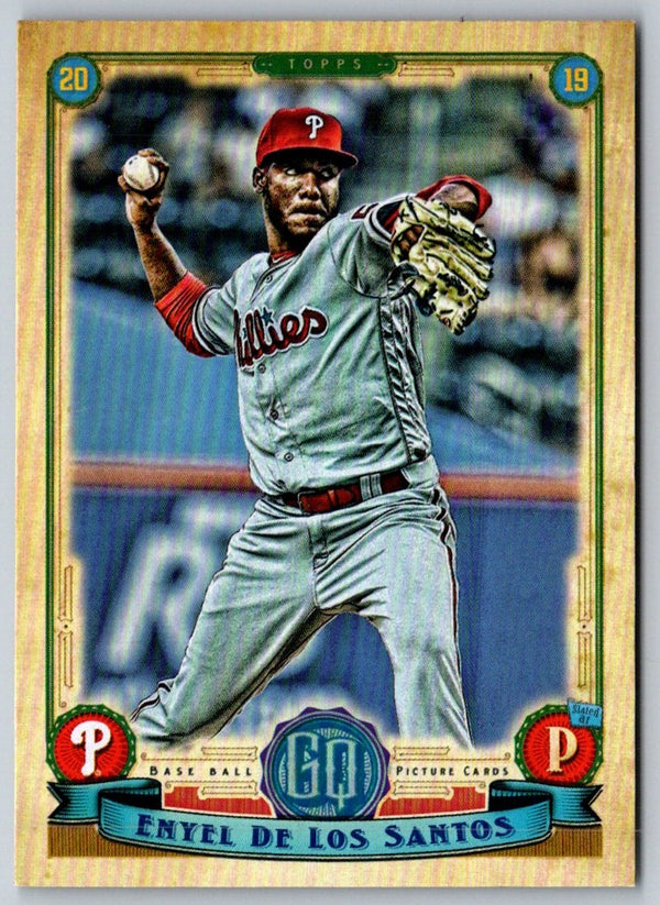 2019 Topps Gypsy Queen Purple Enyel De Los Santos #98