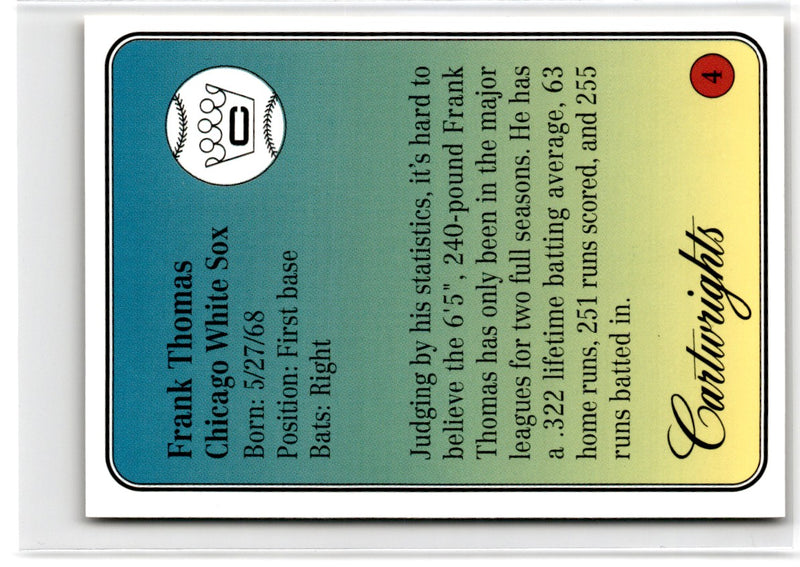 1991 Promo Frank Thomas