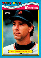 1988 Topps Toys'R'Us Rookies Mike Henneman #13
