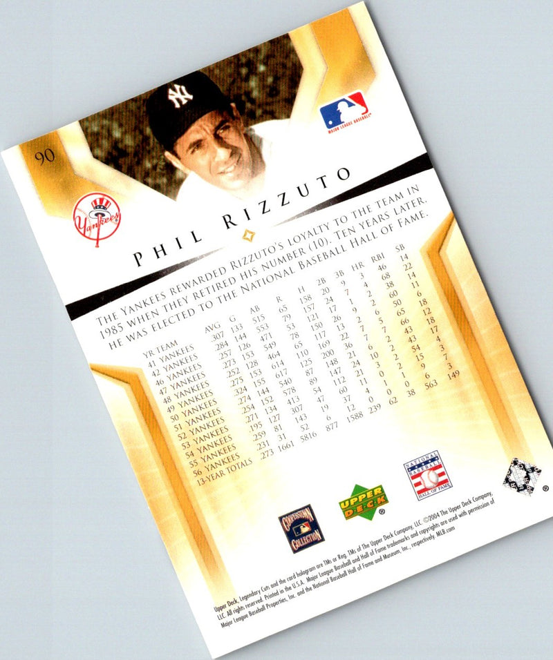 2004 SP Legendary Cuts Phil Rizzuto