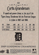 2009 Upper Deck Goodwin Champions Curtis Granderson