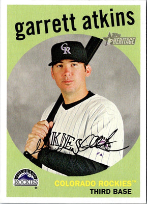 2008 Topps Heritage Garrett Atkins #162