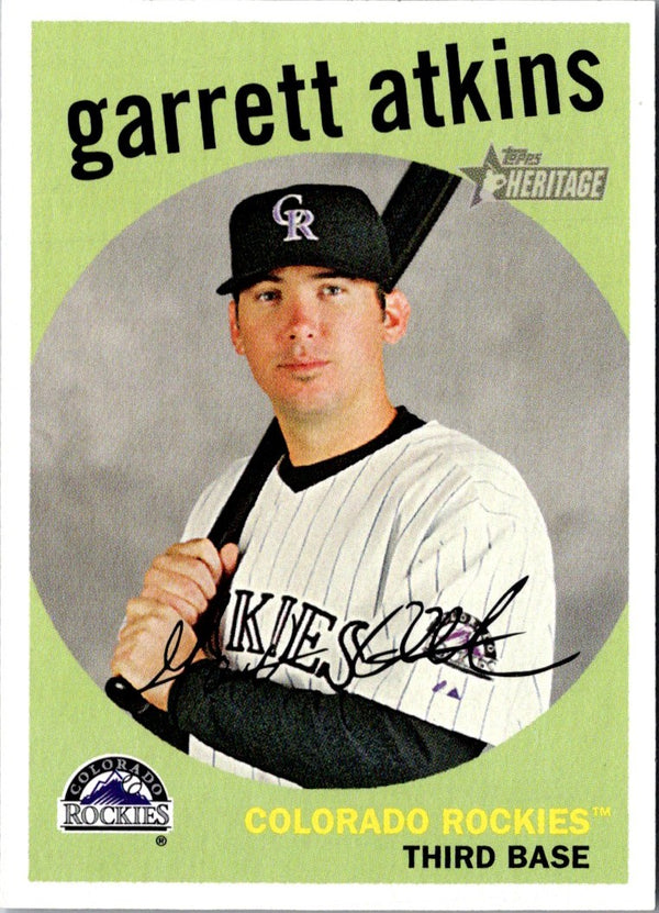 2008 Topps Heritage Garrett Atkins #162