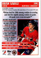1995 Topps New to the Game Brian Savage #21NG
