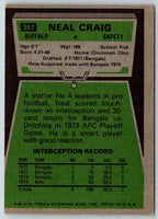 1975 Topps Neal Craig #387 Rookie