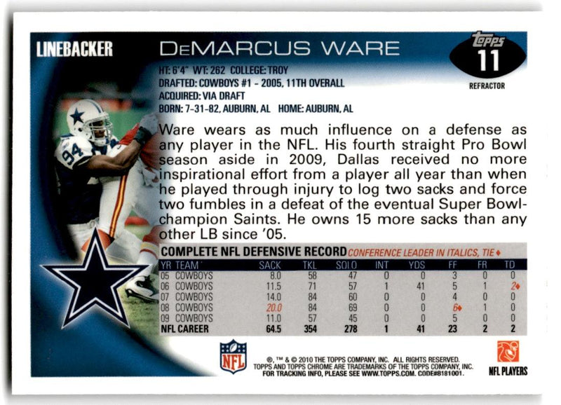 2010 Topps DeMarcus Ware