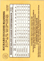 1985 Donruss Rick Manning #237