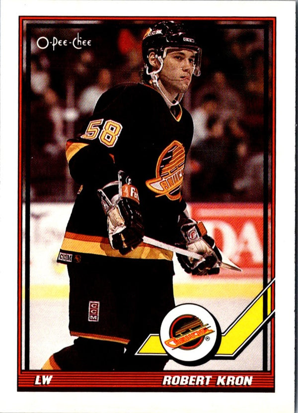 1991 O-Pee-Chee Robert Kron #52