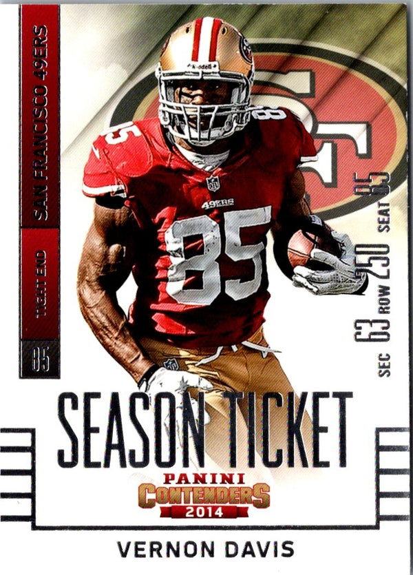 2013 Panini Absolute Vernon Davis #85