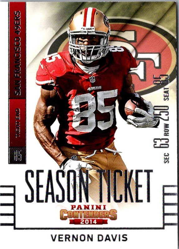 2013 Panini Absolute Vernon Davis #85