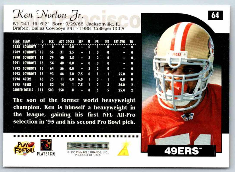 1996 Score Ken Norton