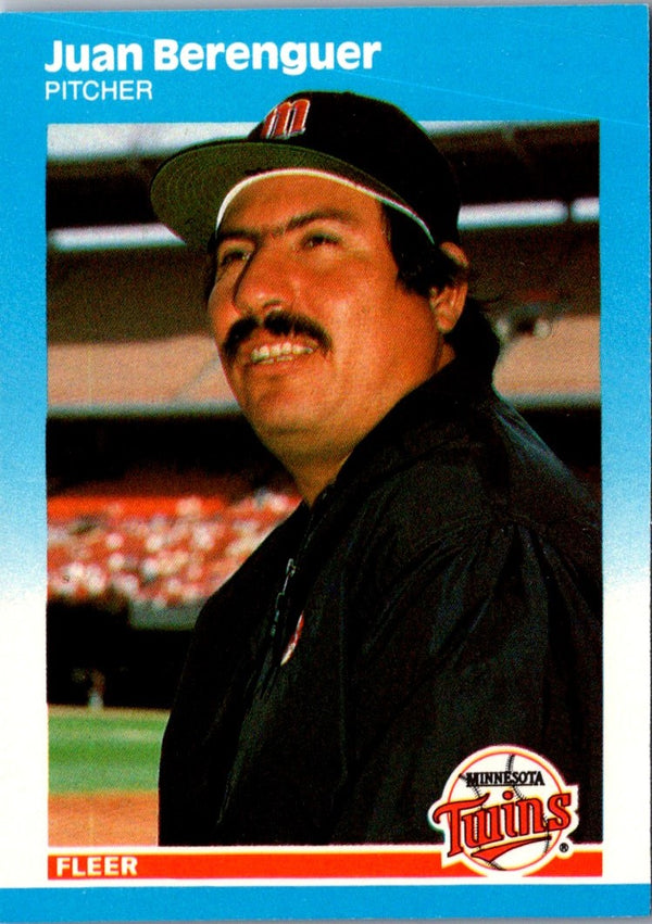 1987 Fleer Update Glossy Juan Berenguer #U-4