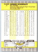 1989 Fleer Dennis Eckersley