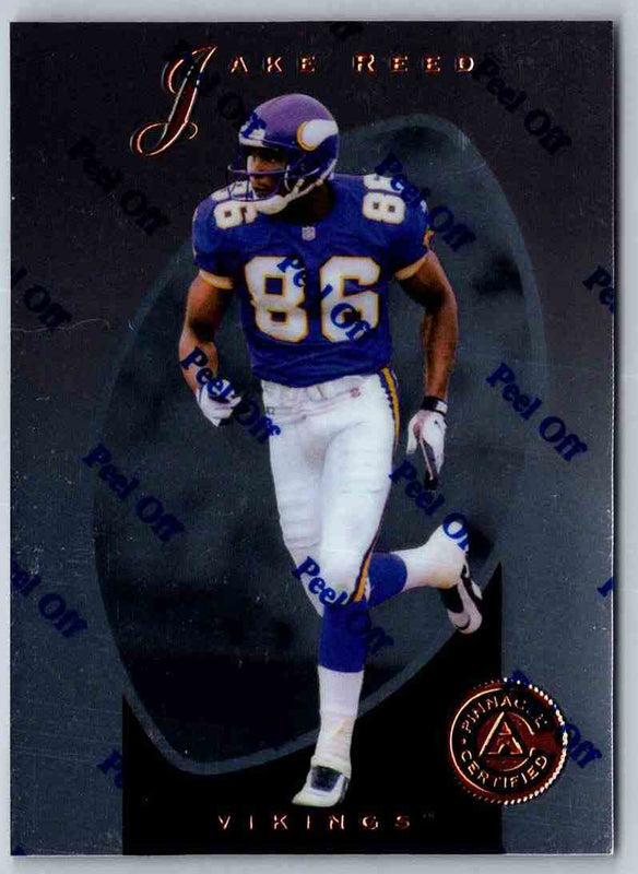1997 Pinnacle Certified NFL Jake Reed #56