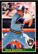 1985 Donruss Rick Manning