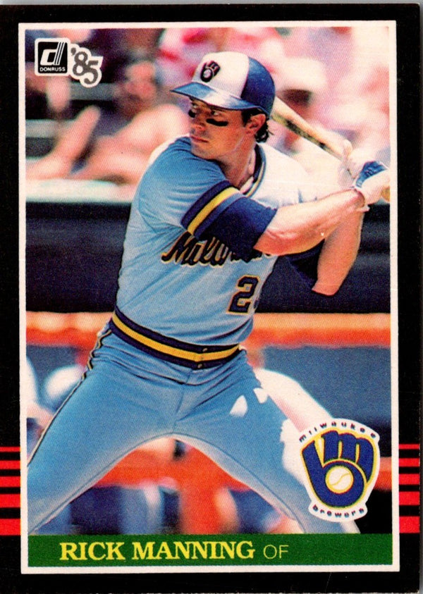 1985 Donruss Rick Manning #237