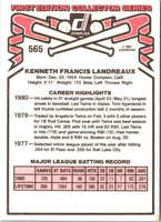 1981 Donruss Ken Landreaux #565