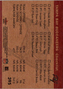 2001 Fleer Tradition Tampa Bay Buccaneers Team Leaders