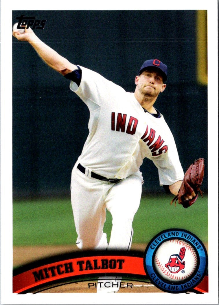 2011 Topps Cleveland Indians Mitch Talbot