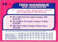 1988 Topps Toys'R'Us Rookies Fred Manrique #16
