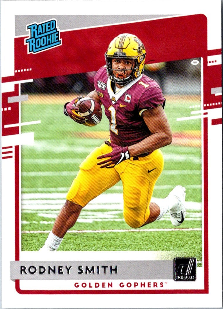 2020 Panini Chronicles Draft Picks Donruss Rated Rookies Rodney Smith