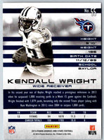 2014 Panini Rookies And Stars Kendall Wright #55