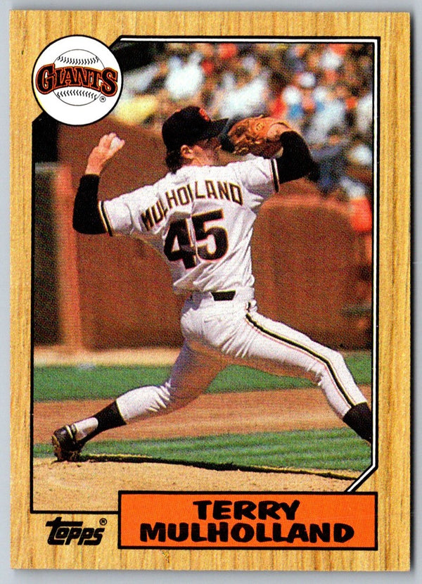 1987 Topps Terry Mulholland #536 Rookie