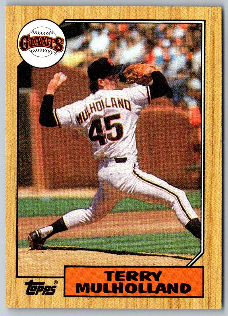 1987 Topps Terry Mulholland