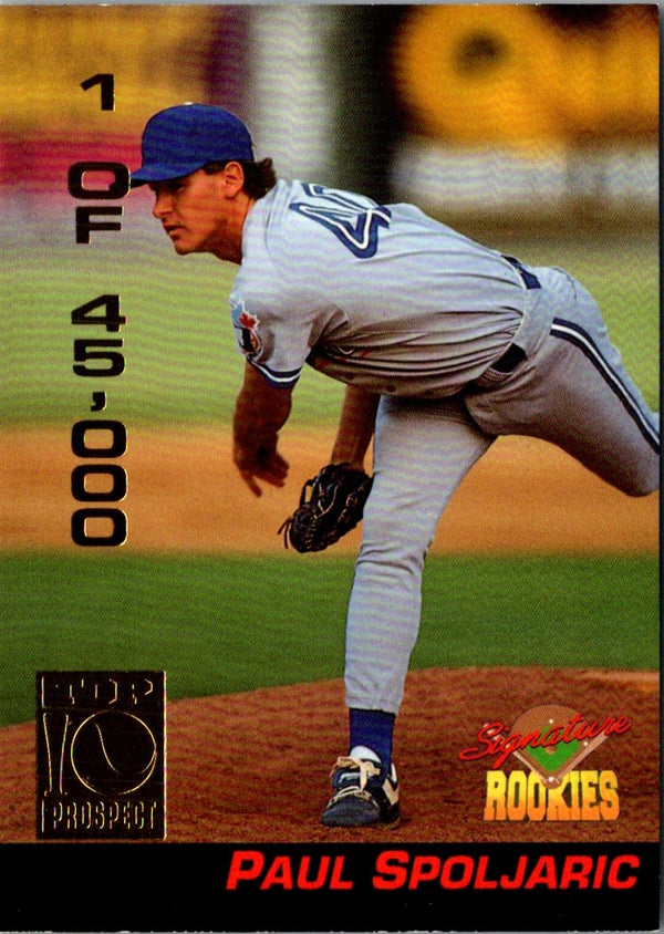 1994 Signature Rookies Paul Spoljaric #16