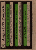 1979 Topps Angels Prospects - Jim Anderson/Dave Frost/Bob Slater #703 Rookie