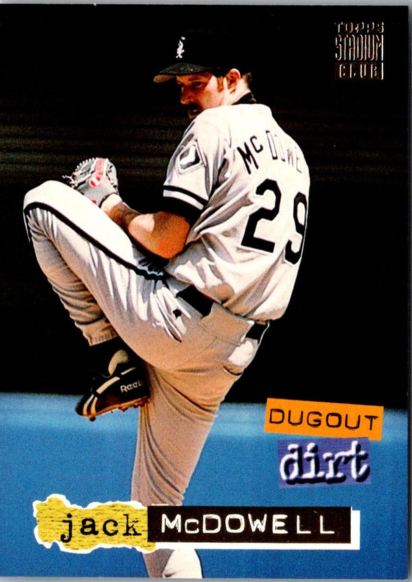1994 Stadium Club Dugout Dirt Jack McDowell #5