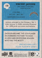 2009 Upper Deck Vincent Jackson #158