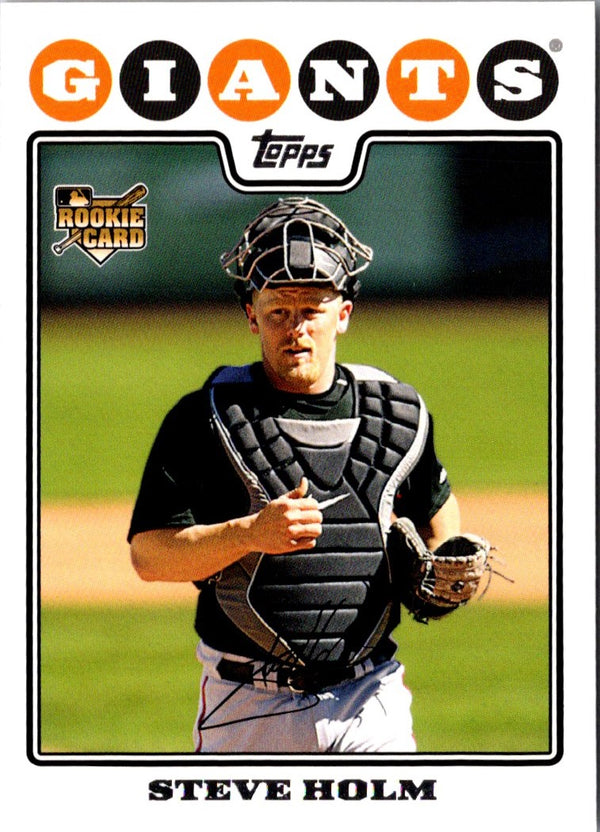 2008 Topps Steve Holm #493 Rookie