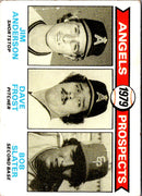 1979 Topps Angels Prospects - Jim Anderson/Dave Frost/Bob Slater