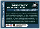2003 Topps Chrome Donovan McNabb