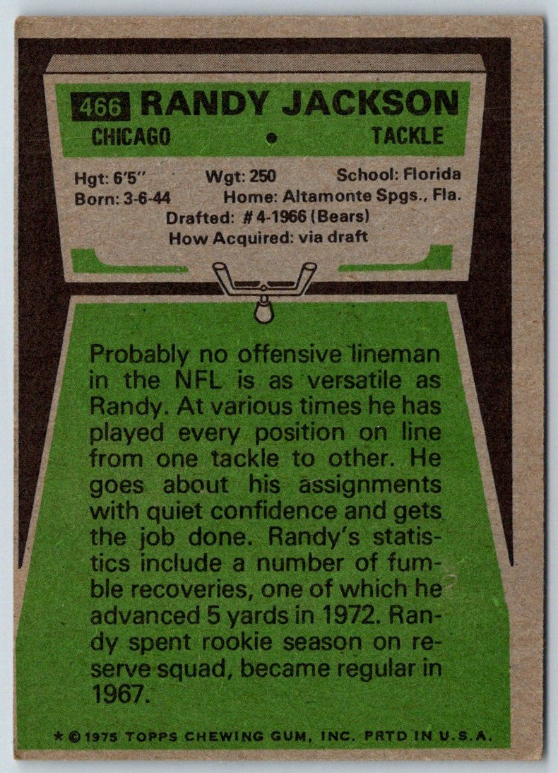 1975 Topps Randy Jackson