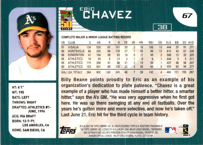 2001 Topps Eric Chavez