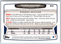 2014 Bowman Patrick Kivlehan #BP92