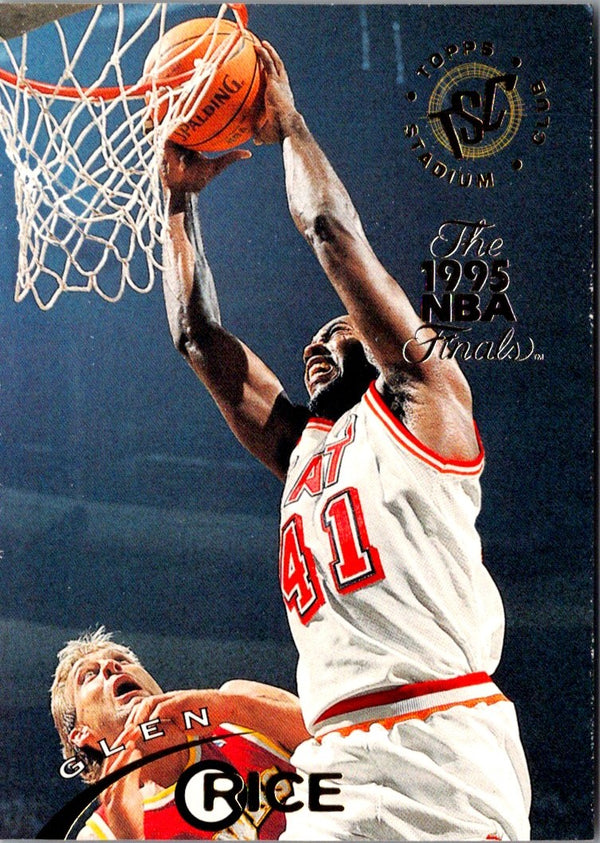 1994 Stadium Club Super Teams NBA Finals Glen Rice #80